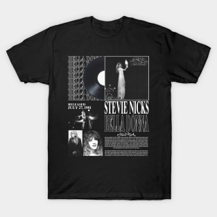 Stevie Nicks Vintage Rock Music 2023 Tour Live in Concert T-Shirt